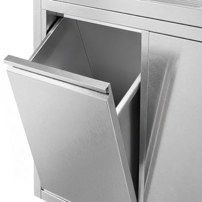 GGM Gastro PREMIUM Spülenunterschrank 1400 mm 2 Becken Rechts