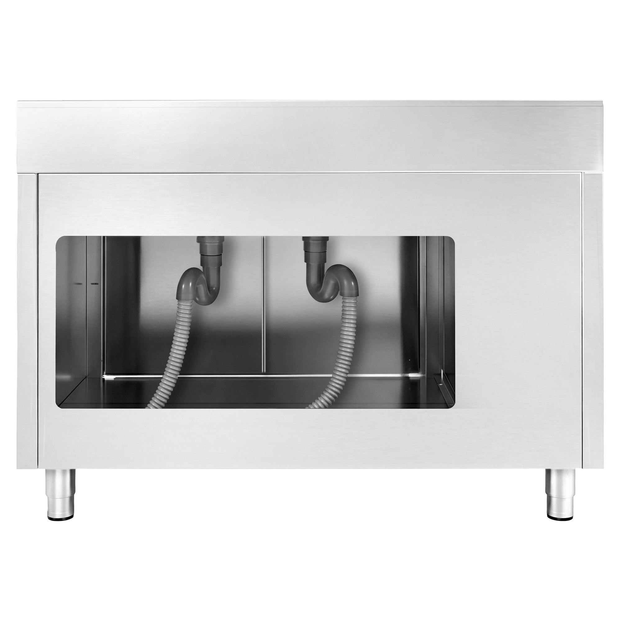 GGM Gastro Spülenschrank PREMIUM 1600 mm 2 Becken Rechts