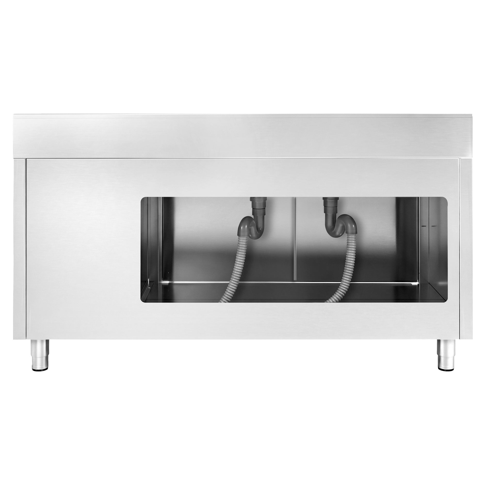 GGM Gastro Nerezová Dřezová Skříňka PREMIUM 1800 mm 2 Dřezy