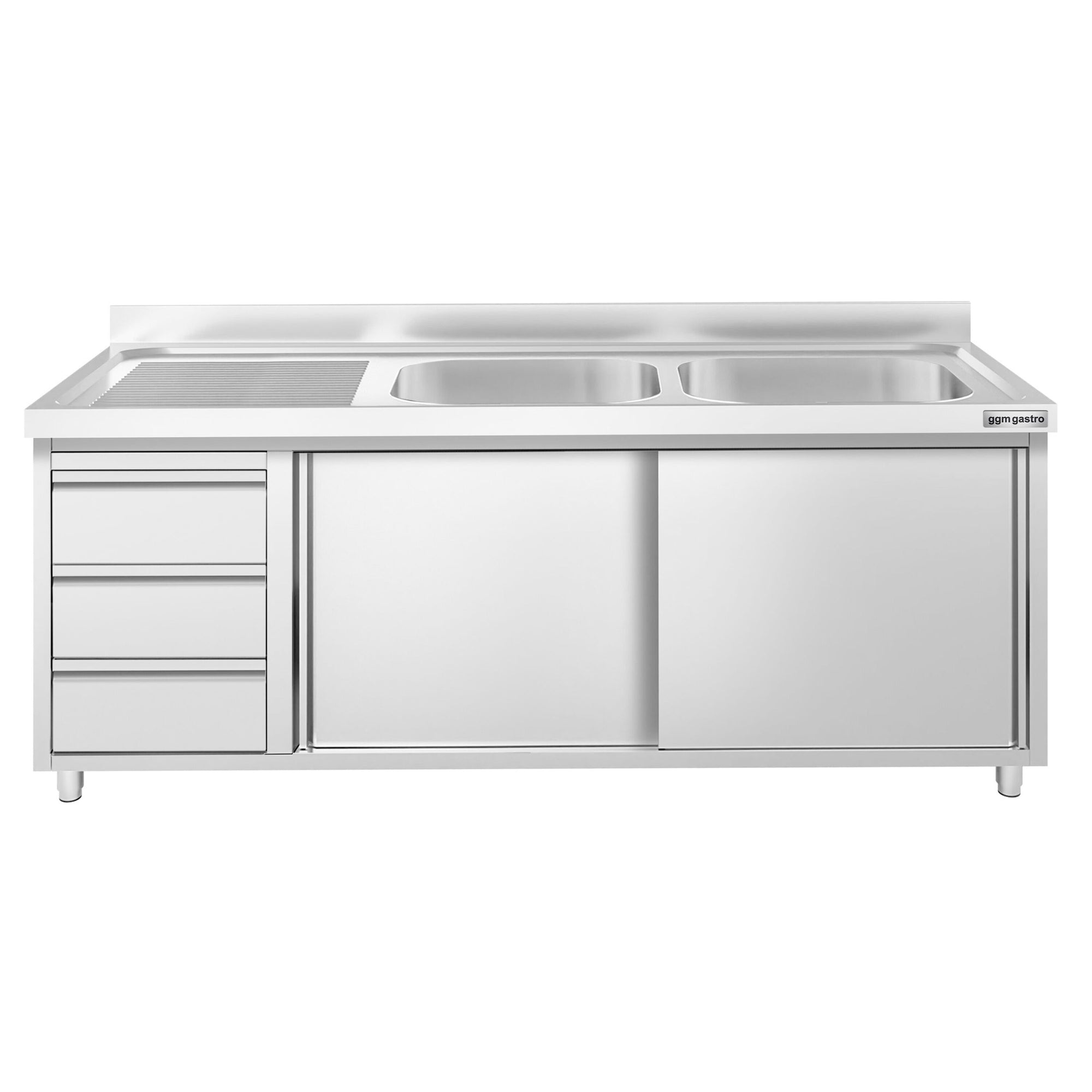 GGM Gastro PREMIUM Spülenunterschrank 1800 mm 700 mm 970 mm