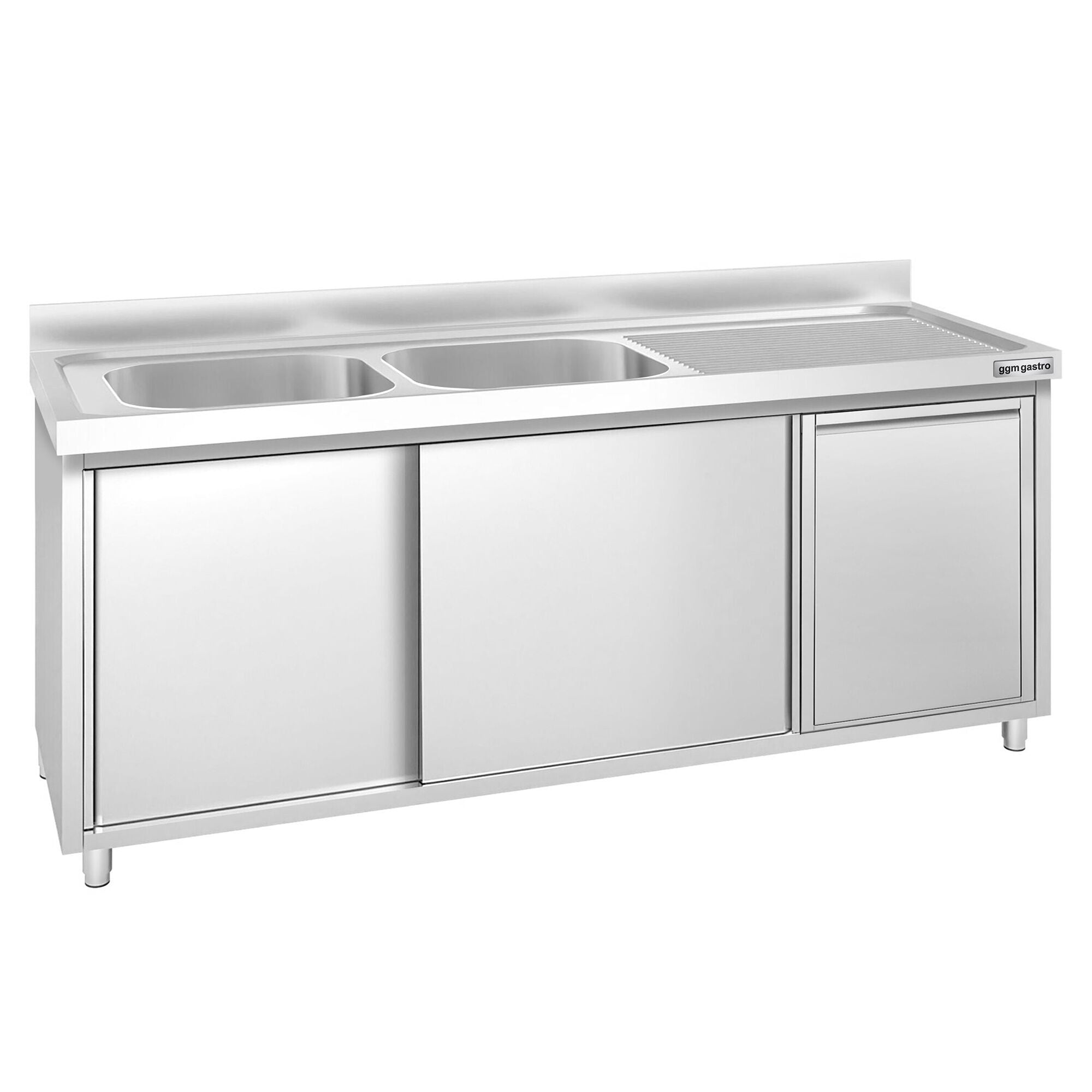 GGM Gastro Nerezová Dřezová Skříňka Premium 2000 mm