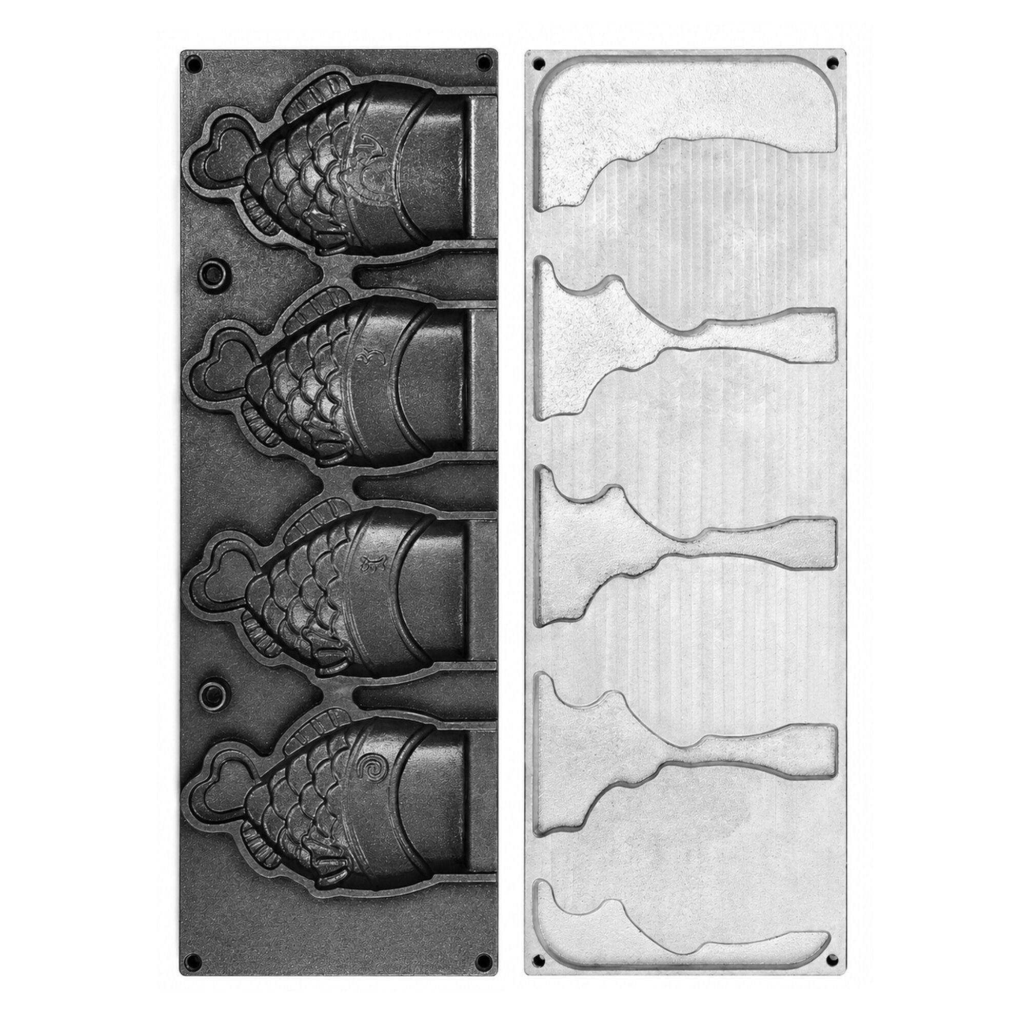 Výměnné Desky pro Tarteletový Stroj TMOPH 4× Otevřený Taiyaki