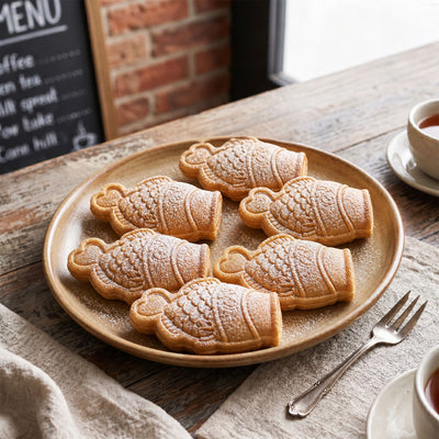 Výměnné Desky pro Tarteletový Stroj TMOPH 4× Otevřený Taiyaki