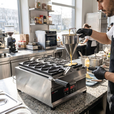 Tartaletový stroj 1,6 kW s Časovačem 230 V Nerez