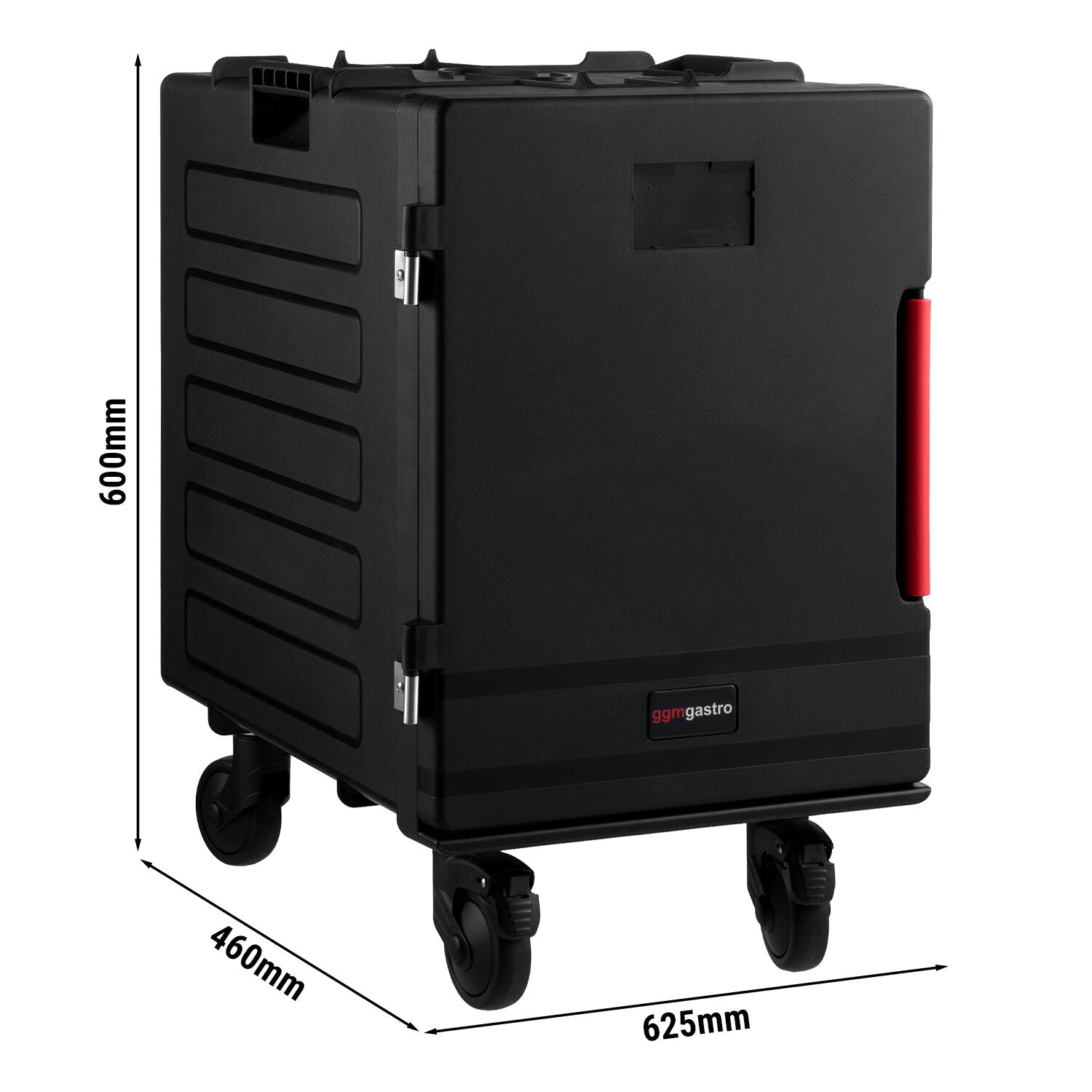 GGM Gastro Thermobox Frontbeladung 88 l für 12x GN 1/1 mit leisen Rollen