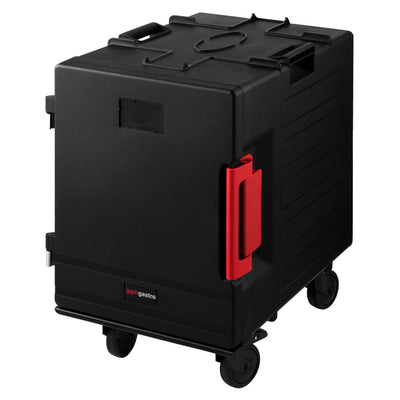 GGM Gastro Thermobox Frontbeladung 88 l für 12x GN 1/1 mit leisen Rollen