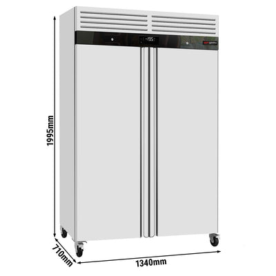 GGM Gastro Nerezová Mrazicí Skříň ECO 1200 l se 2 Dveřmi