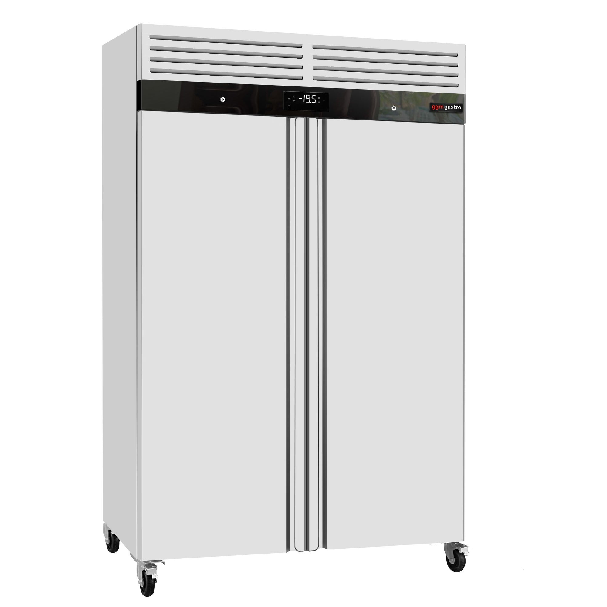 GGM Gastro Nerezová Mrazicí Skříň ECO 1200 l se 2 Dveřmi