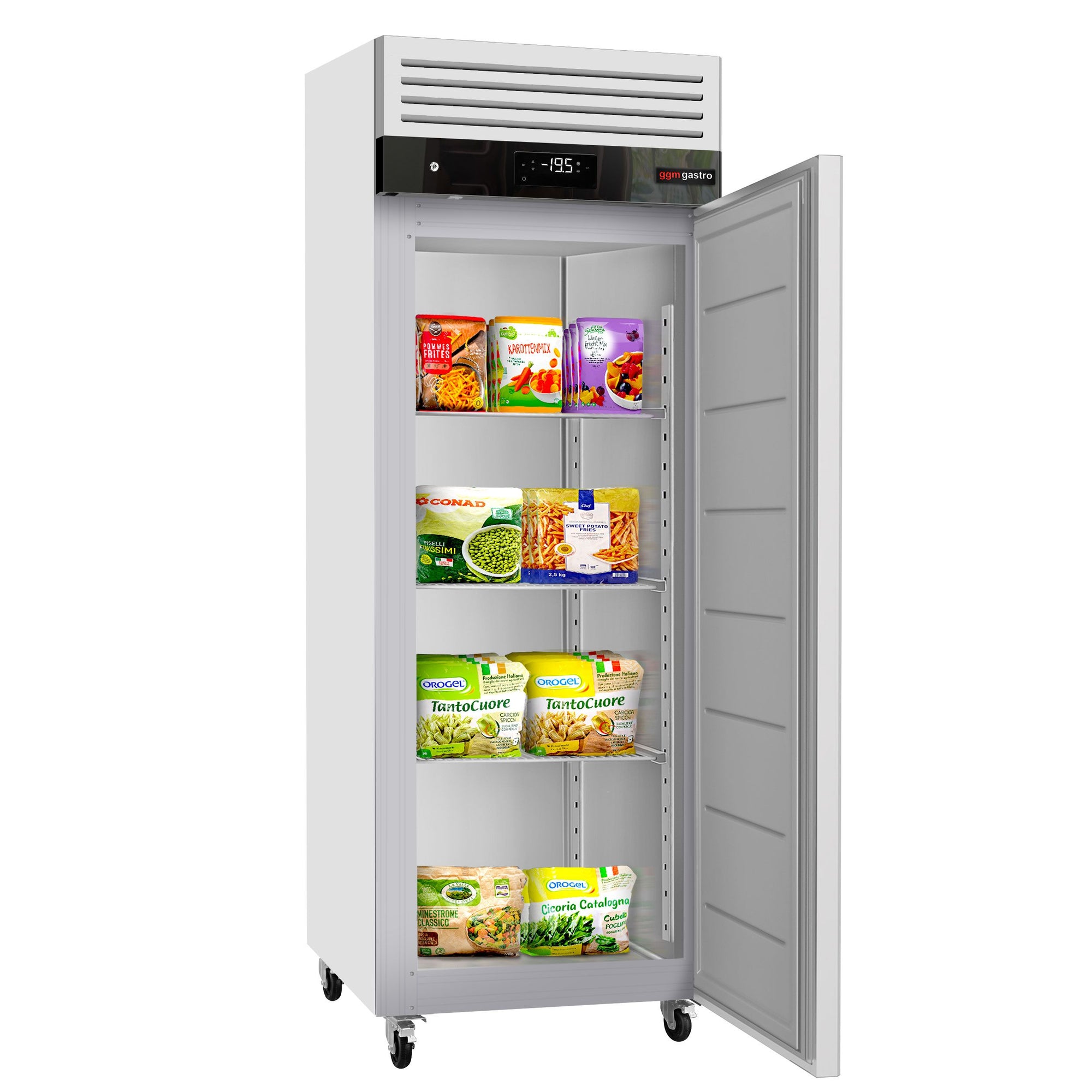 GGM Gastro Gefrierschrank ECO GN 2/1 700 l Edelstahl