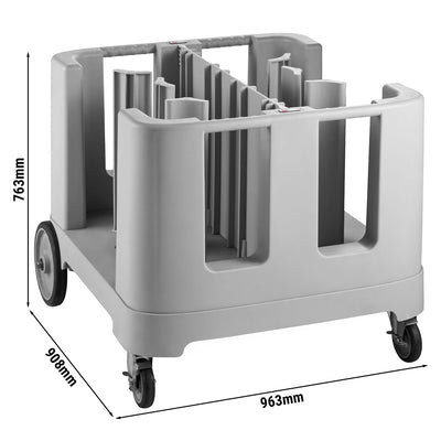 GGM Gastro Zásobník na Talíře 963 mm 405 Talířů Polyethylen Šedá