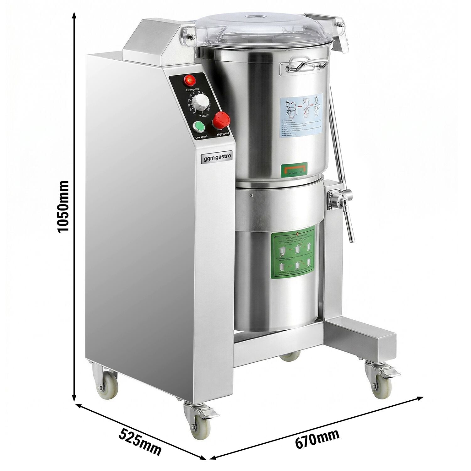 Kráječ Kutr s Časovačem 35 l 5,5 kW 400 V