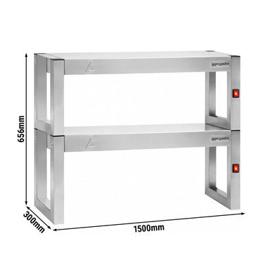 GGM Gastro Infrarot-Wärmebrücke 1500 mm 8 Wärmelampen