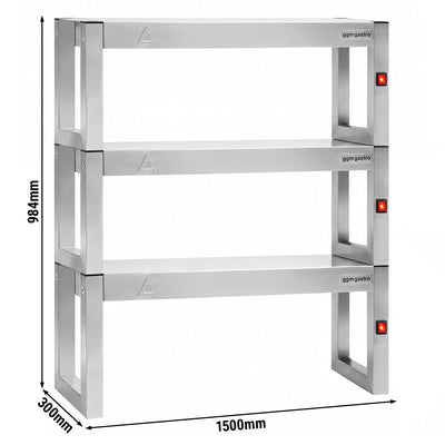 GGM Gastro Infračervený Vyhřívací Panel 1500 mm 300 mm 3 Úrovně