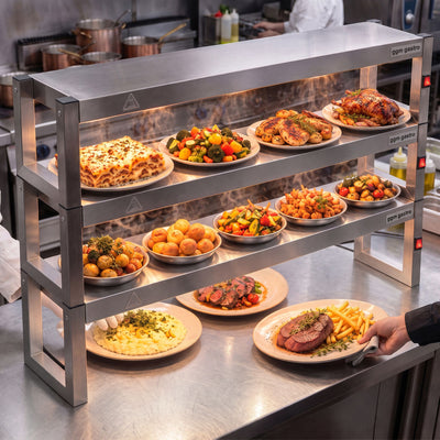 GGM Gastro Infračervený Ohřívací Most 1800 mm 300 mm 984 mm 15 Žárovek