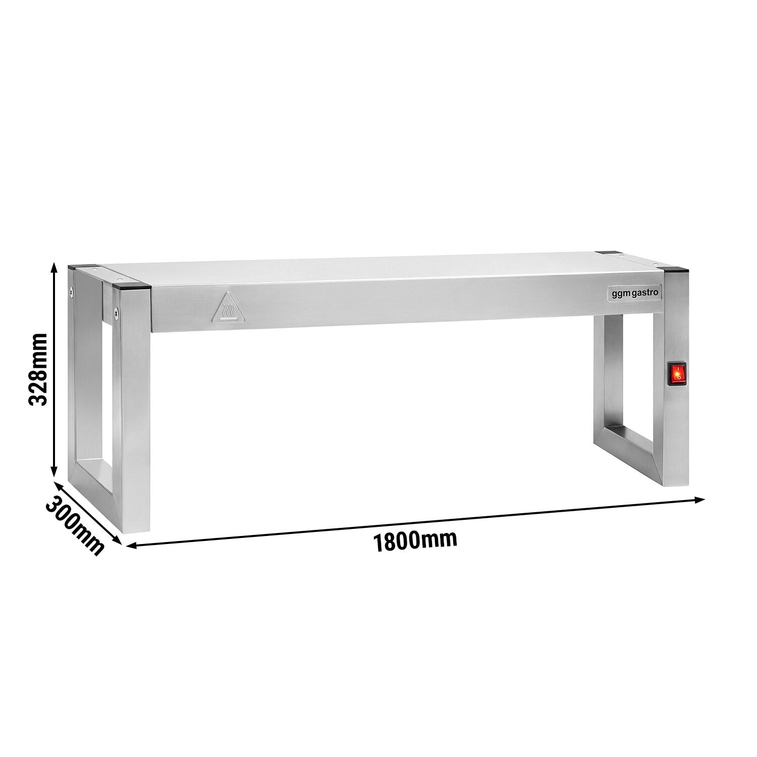 GGM Gastro Infrarot-Wärmebrücke 1800 mm 5 Wärmelampen
