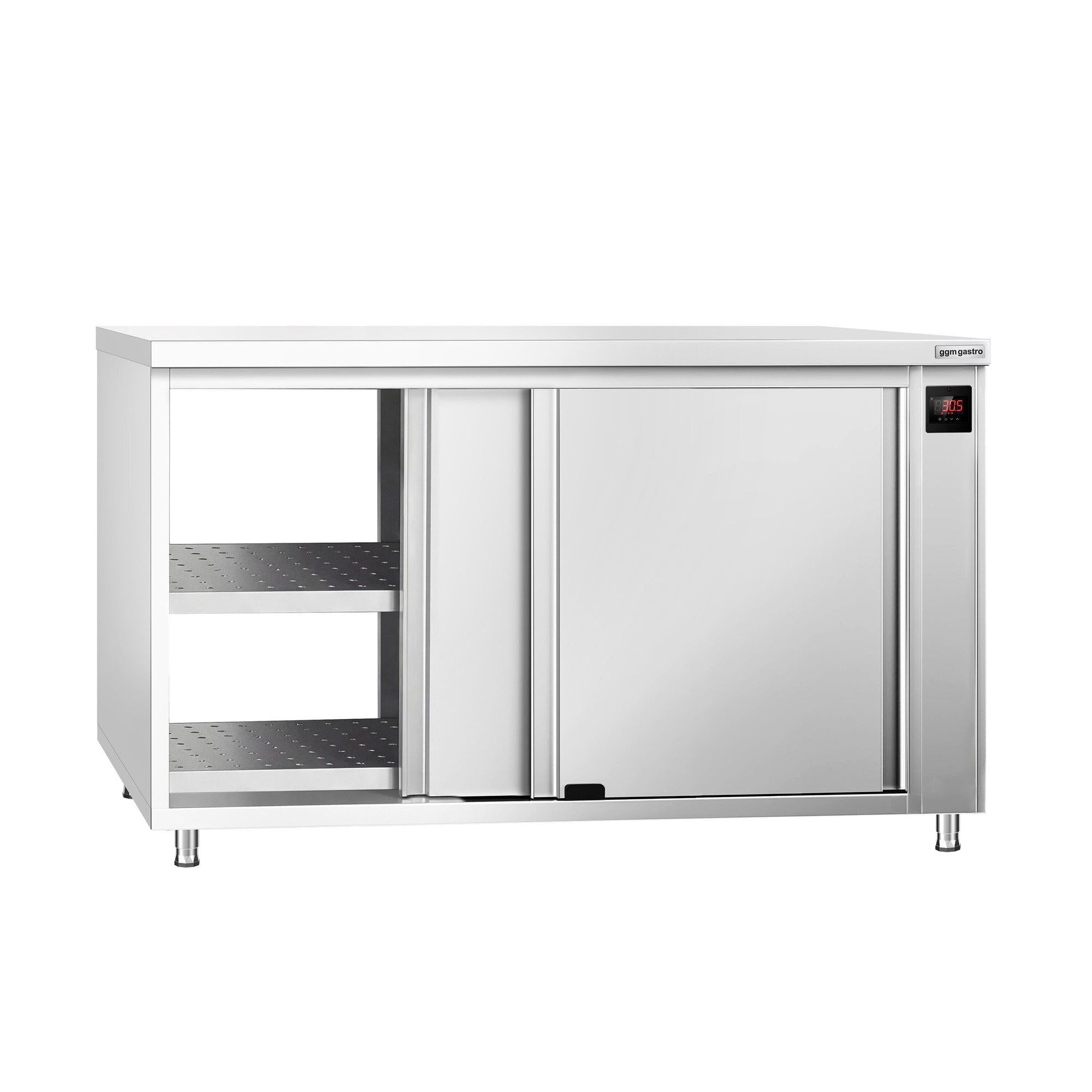 GGM Gastro PREMIUM Ohřívací Skříň 1400 x 700 mm Průchozí Posuvné Dveře Digitální