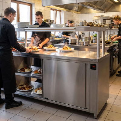 GGM Gastro Ohřívací Skříň PREMIUM Nerez 1800 mm 339 l