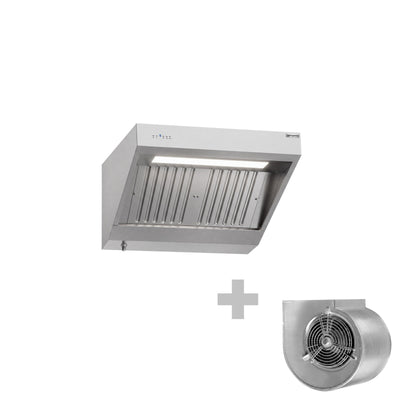 Nástěnná digestoř s motorem 1000 mm Regulátor Filtr LED