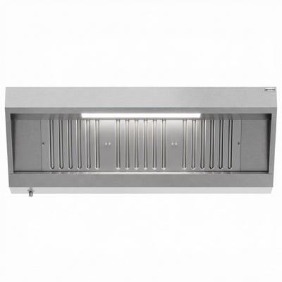 Wandabzugshaube 1600 mm Edelstahl