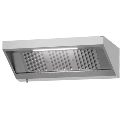GGM Gastro Nástěnná digestoř 1600 mm Nerezová ocel