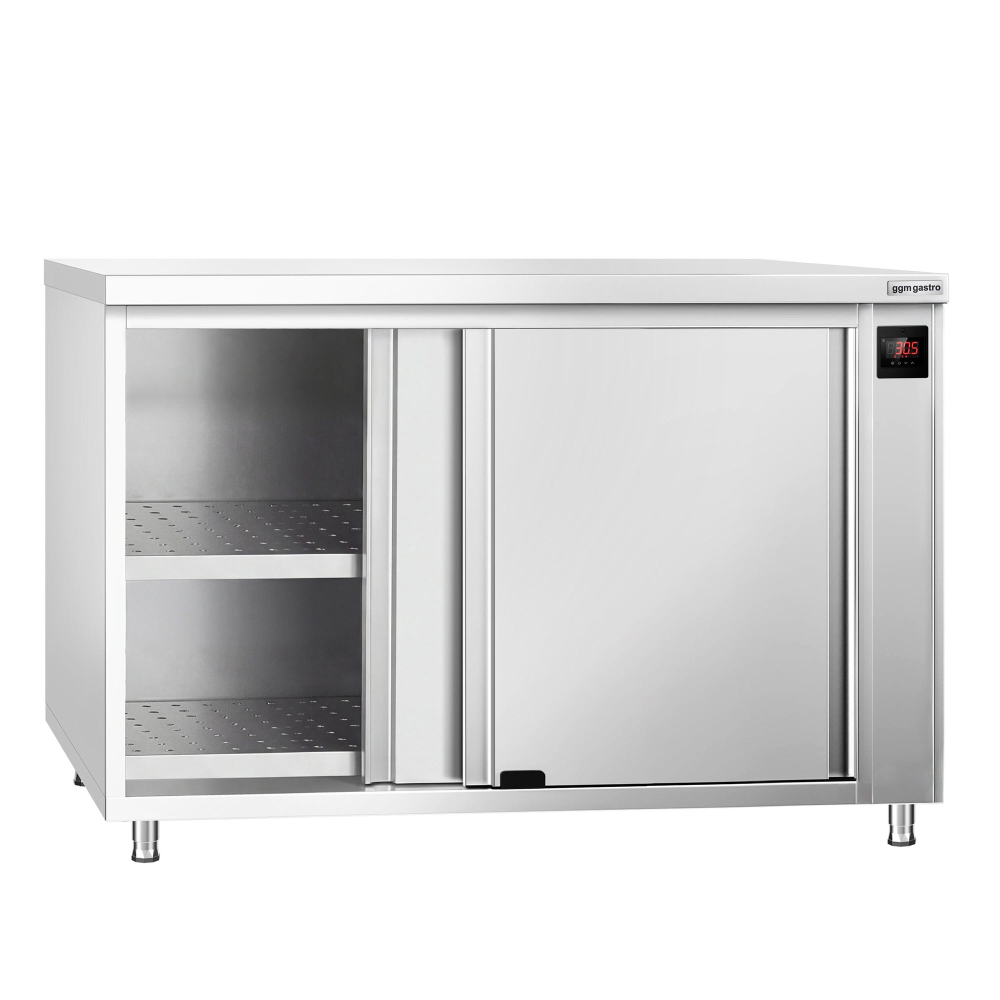 GGM Gastro PREMIUM Nerezová Ohřívací Skříň 1000 mm 600 mm Digitální