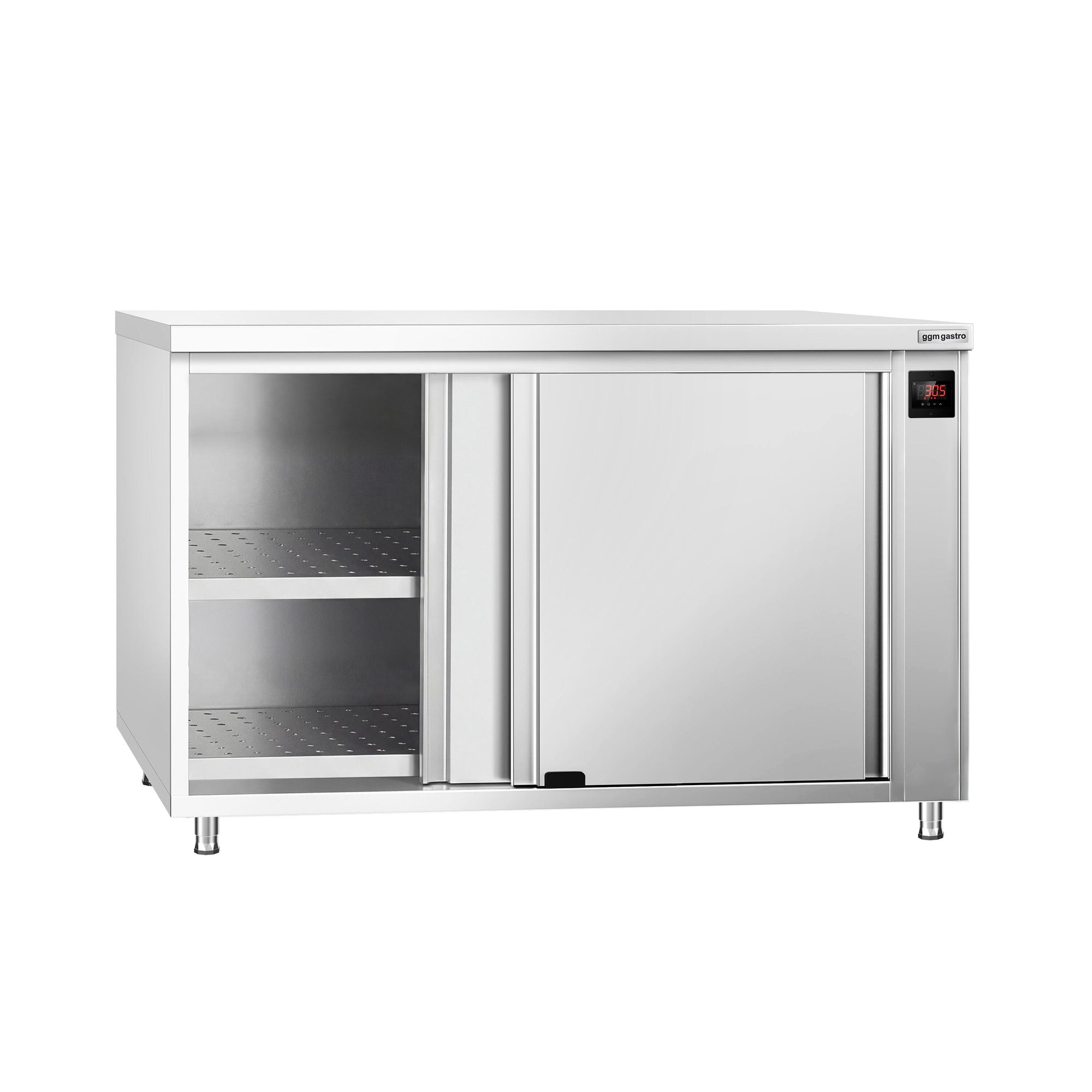 GGM Gastro PREMIUM Nerezová Ohřívací Skříň 1200 mm Digitální
