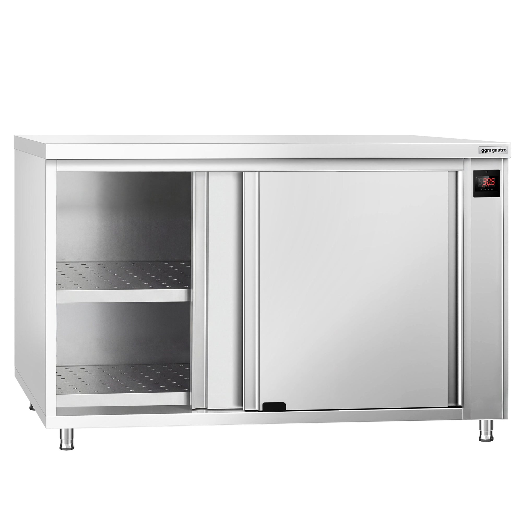 GGM Gastro PREMIUM Nerezová Ohřívací Skříň 1200 mm Digitální