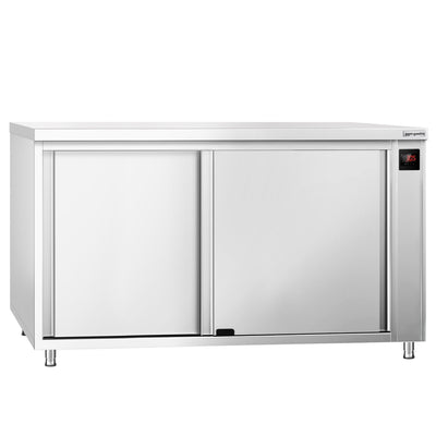 GGM Gastro PREMIUM Nerezová Ohřívací Skříň 1600 mm 700 mm Digitální Posuvné Dveře