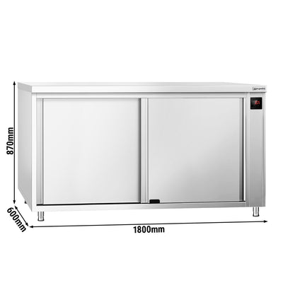GGM Gastro Ohřívací Skříň PREMIUM Nerez 1800 mm 339 l