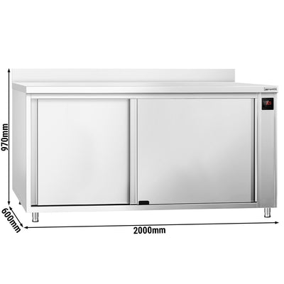 GGM Gastro Ohřívací Skříň PREMIUM 2000 x 600 mm Nerez Ocel