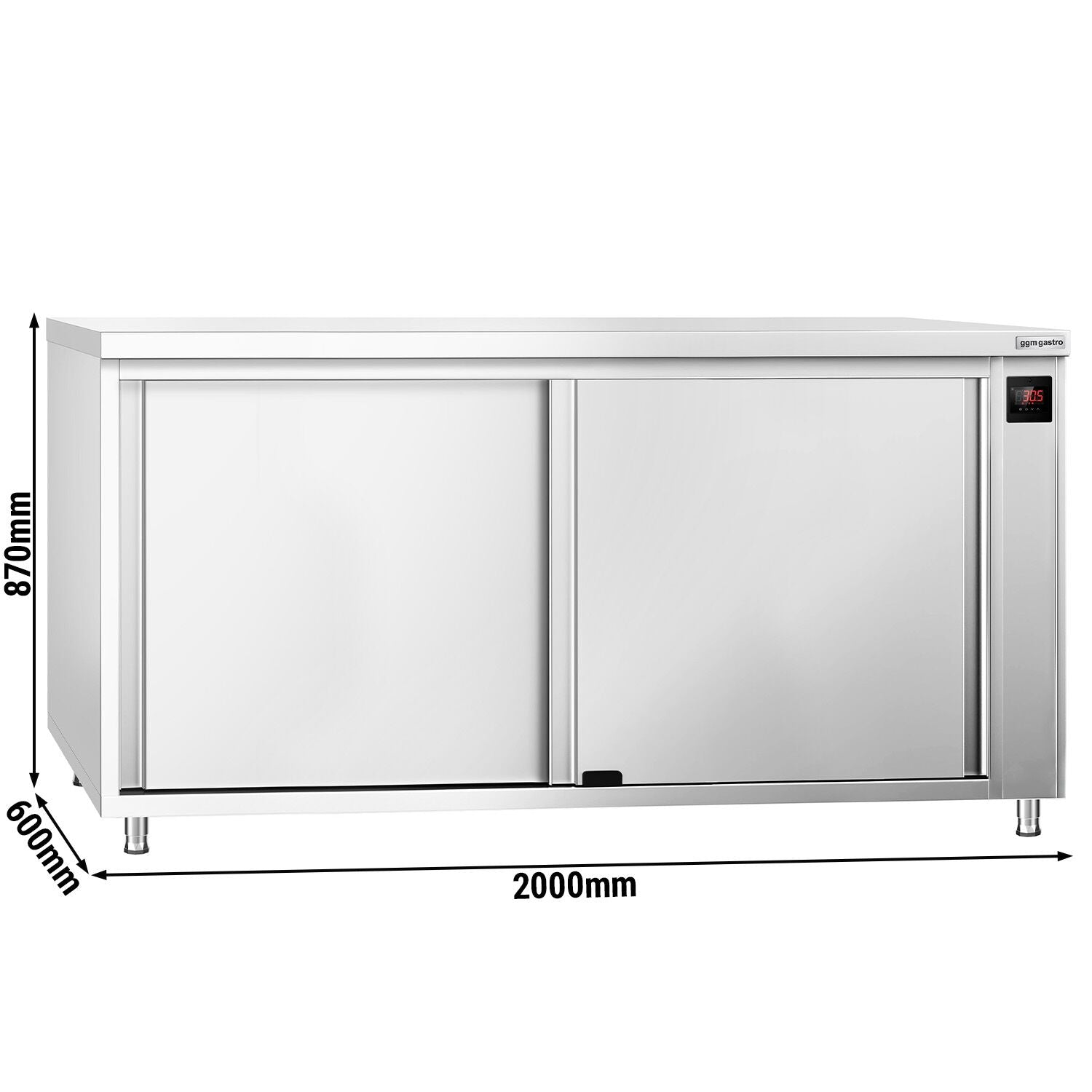 GGM Gastro Heizschrank PREMIUM 2000 mm Digital