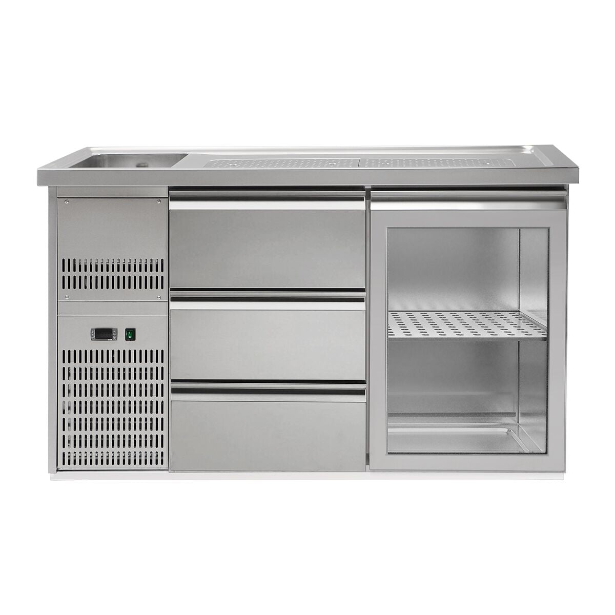 GGM Gastro Výčepní Pult Premium PLUS 1550 mm 3 Zásuvky