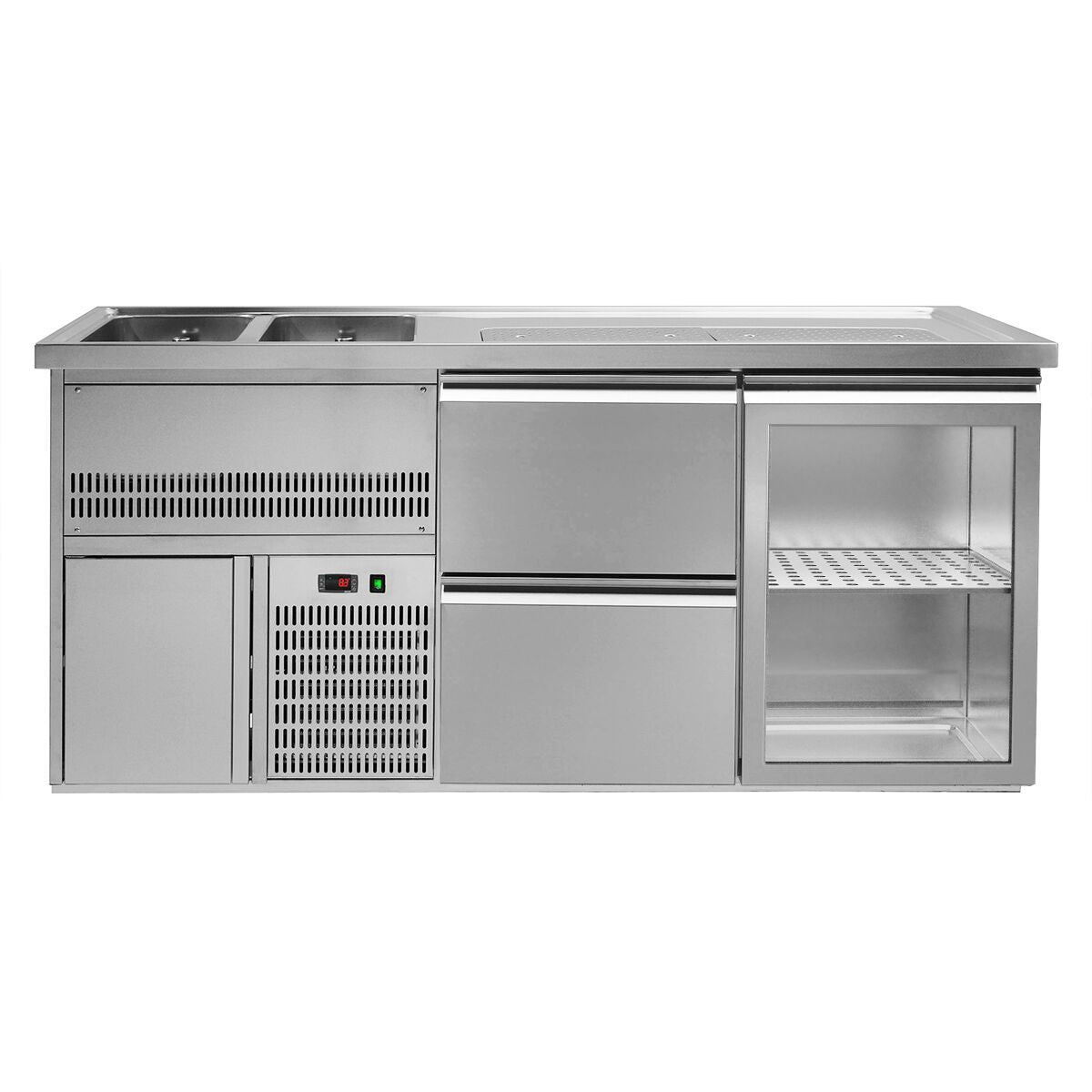 GGM Gastro Výčepní Pult Premium PLUS 1950 mm 700 mm 920 mm