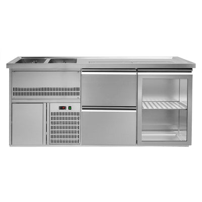 GGM Gastro Výčepní Pult Premium PLUS 1950 mm 700 mm 920 mm