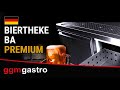 Ausschanktheke Premium PLUS 1950 x 700 mm 2 Becken
