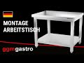 GGM Gastro Nerezový Pracovní Stůl PREMIUM 2000 x 600 mm s Policí