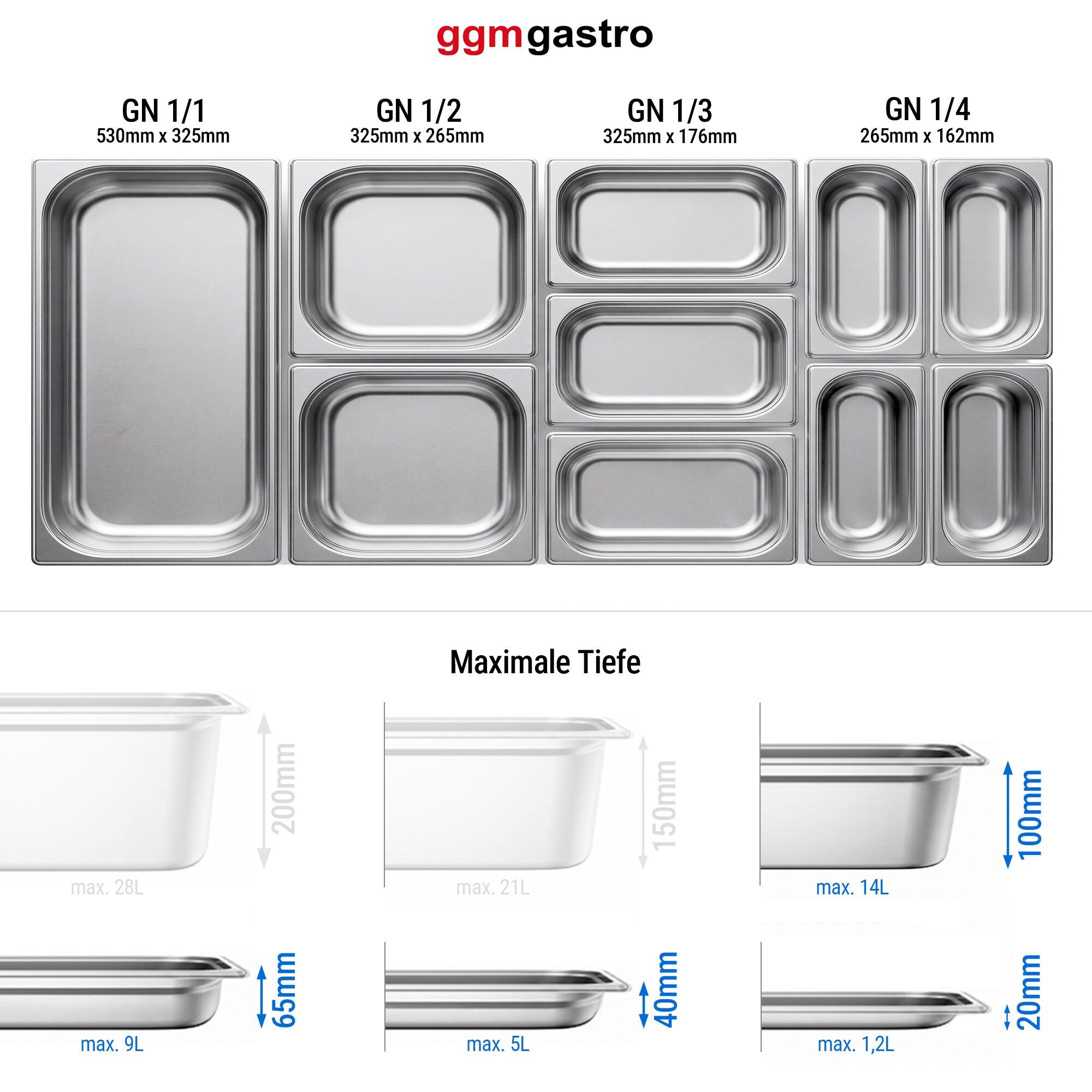 GGM Gastro Chladicí Podestavba 2400 mm 386 l 8x Zásuvky