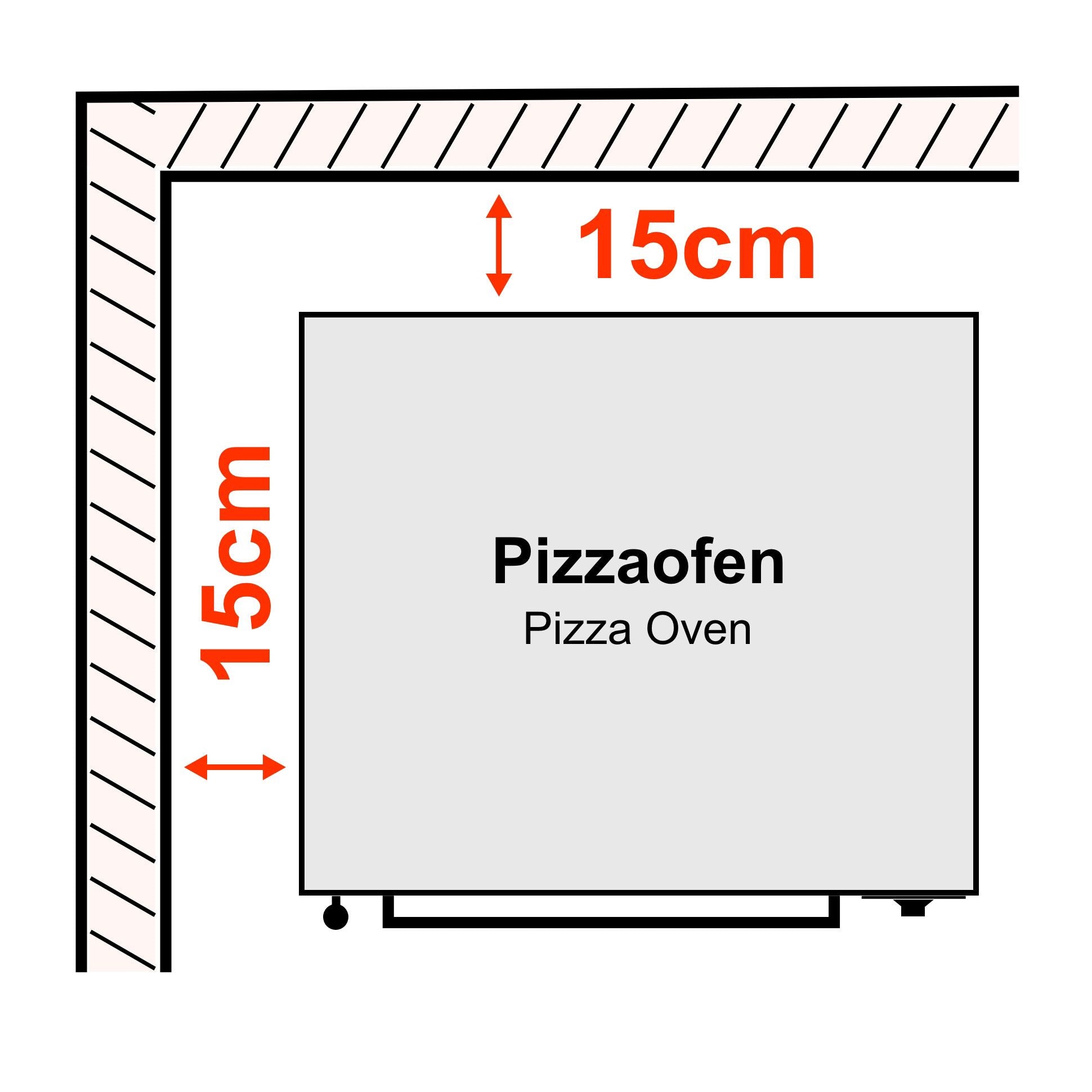 Elektrische Pizzaofen Power 6+6x 34 cm Manuell